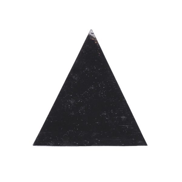 Orgonite piramide shungiet, bergkristal met maria magdelena lemurian kristalpunt gewikkeld in koper met kleur zwartMSOP-MGPSB15233 Achteraanzicht