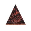 Orgonite piramide shungiet, rode jaspis, carneool met maria magdelena lemurian kristalpunt gewikkeld in koper met kleur zwart, koper MSOP-GOPSRC15133 Vooraanzicht